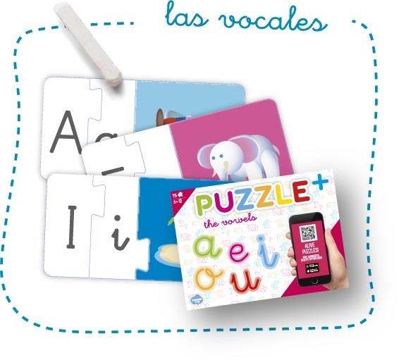 PUZZLE THE VOWELS AMB APPS | 8437016553008 | IMAGINAR PROJECT