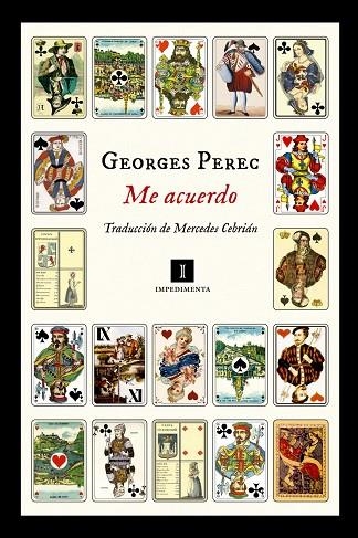 ME ACUERDO | 9788416542741 | GEORGES PEREC