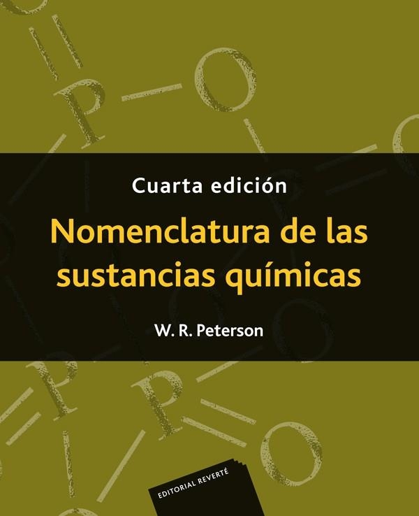 Nomenclatura de las sustancias químicas | 9788429176087 | PETERSON, W. R.