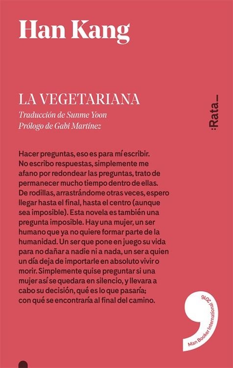 LA VEGETARIANA | 9788416738137 | Han Kang