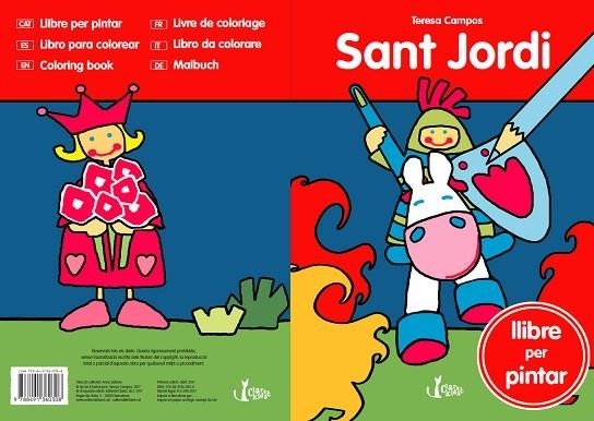 SANT JORDI LLIBRE PER PINTAR | 9788491360308 | TERESA CAMPOS GARCIA