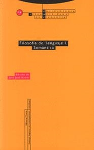 FILOSOFIA DEL LENGUAJE I SEMANTICA | 9788481642452 | ACERO, JUAN JOSE