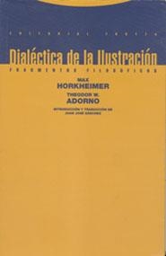 DIALECTICA DE LA ILUSTRACION FRAGMENTOS FILOSOFICOS | 9788487699979 | HORKHEIMER, MAX