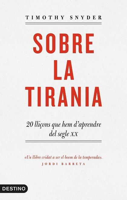 SOBRE LA TIRANIA | 9788497102681 | TIMOTHY SNYDER