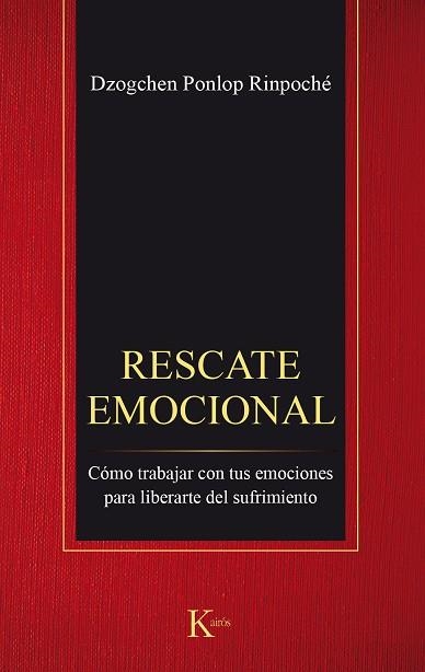 RESCATE EMOCIONAL | 9788499885544 | DZOGHEN PONLOP RINPOCHE