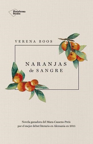 NARANJAS DE SANGRE | 9788417002572 | VERENA BOOS