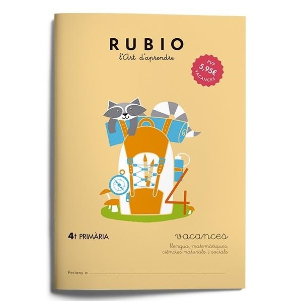 RUBIO L'ART D'APRENDRE PRIMARIA 4 | 9788415971955 | VARIOS AUTORES