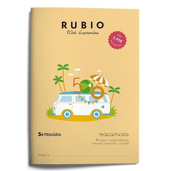 RUBIO L'ART D'APRENDRE PRIMARIA 5 | 9788415971962 | VARIOS AUTORES