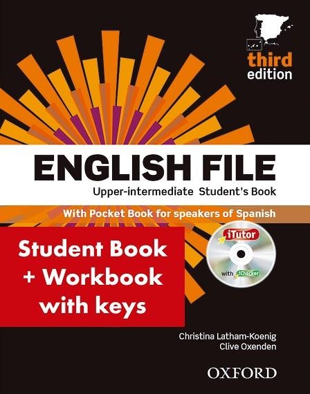 ENGLISH FILE UPPER-INTERMEDIATE STUDENT'S BOOK + WORKBOOK WITH KEYS | 9780194558662 | VVAA