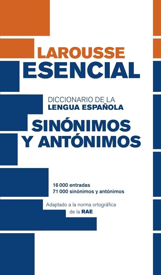 DICCIONARIO ESENCIAL DE SINONIMOS Y ANTONIMOS | 9788416368808 | VVAA