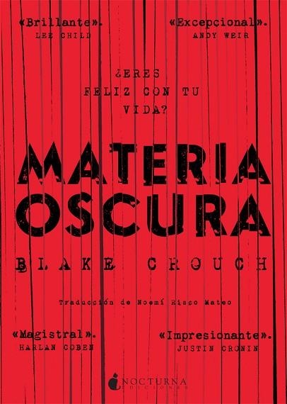 MATERIA OSCURA | 9788416858217 | BLAKE CROUCH