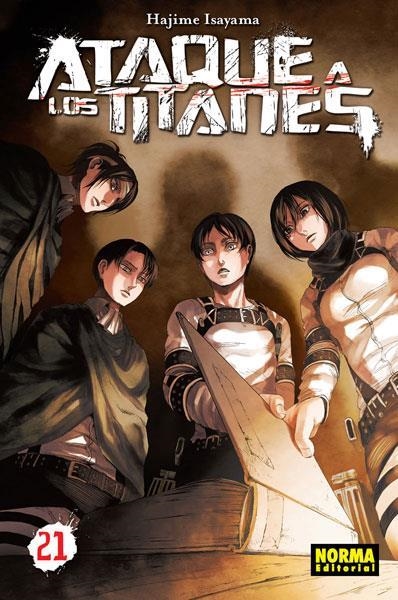 ATAQUE A LOS TITANES 21 | 9788467928488 | HAJIME ISAYAMA