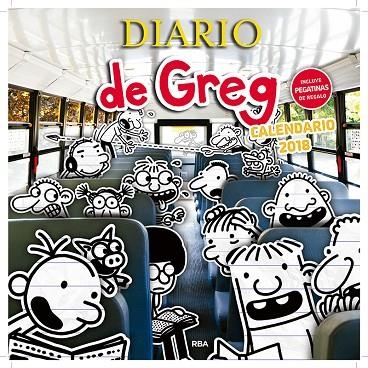 CALENDARIO 2018 DIARIO DE GREG CON PEGATINAS DE REGALO | 9788427212480 | RBA LIBROS