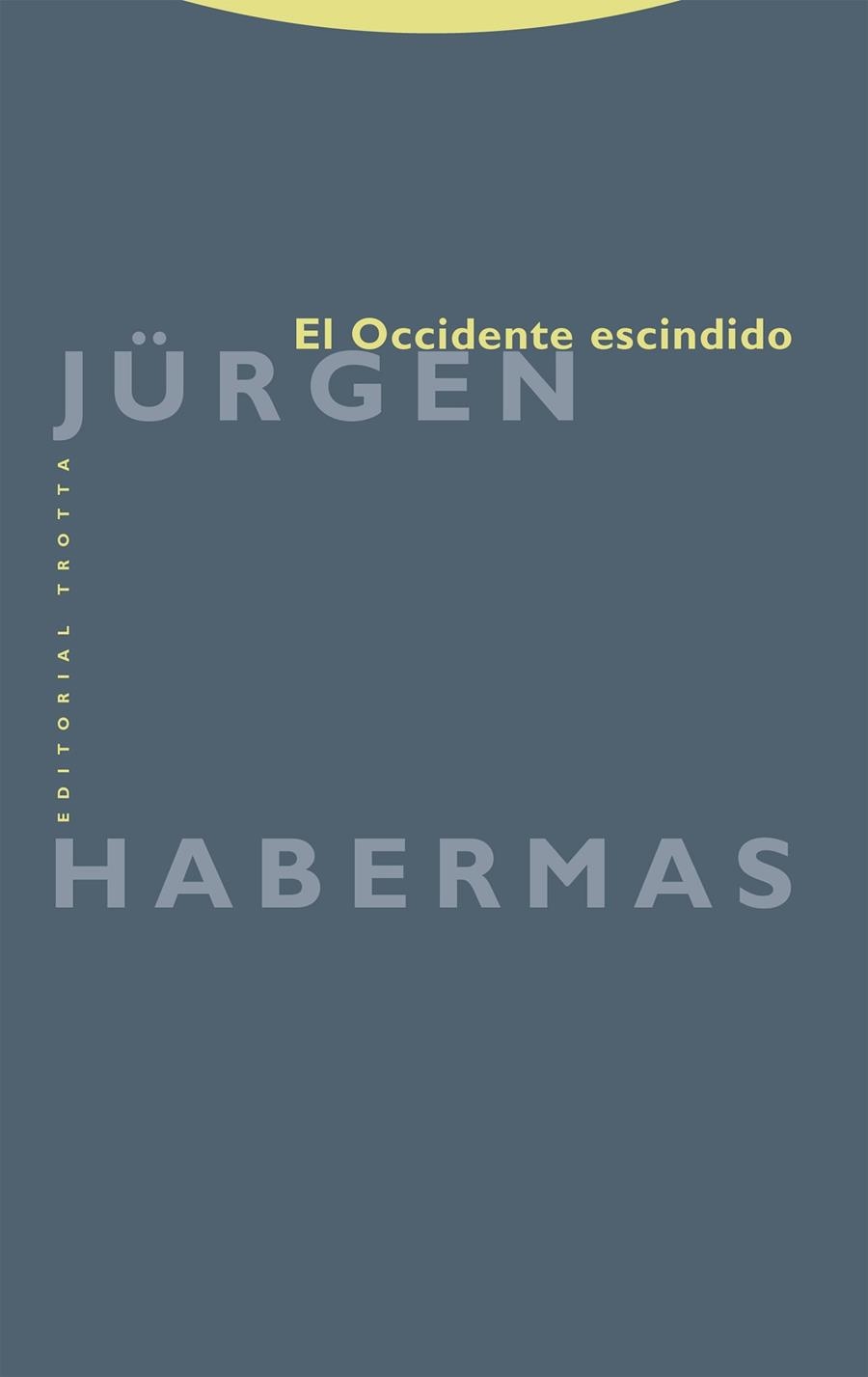 EL OCCIDENTE ESCINDIDO | 9788481648232 | JURGEN HABERMAS