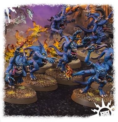 DAEMONS OF TZEENTCH BLUE HORRORS | 5011921077311 | GAMES WORKSHOP