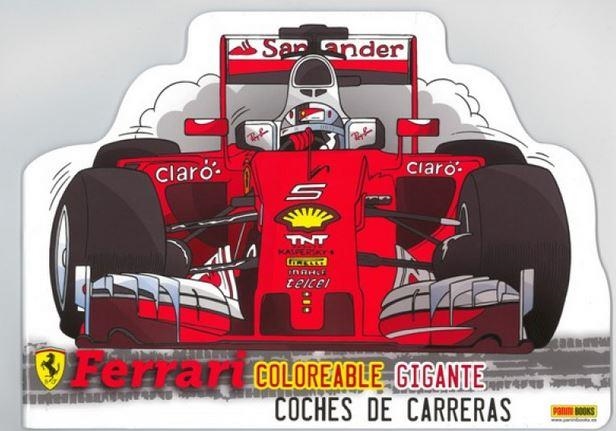 FERRARI COLOREABLE GIGANTE COCHES DE CARRERAS | 9788491670919 | PANINI BOOKS