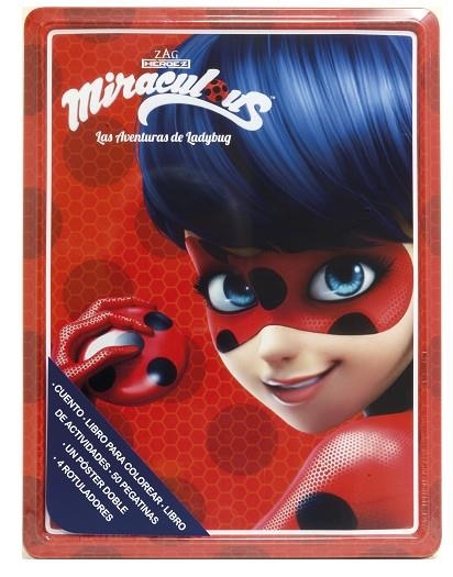 MIRACULOUS LAS AVENTURAS DE LADYBUG CAIXA METAL·LICA | 9788408175810 | ZAG