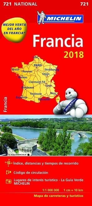 MAPA NATIONAL FRANCIA | 9782067226524 | VV.AA.