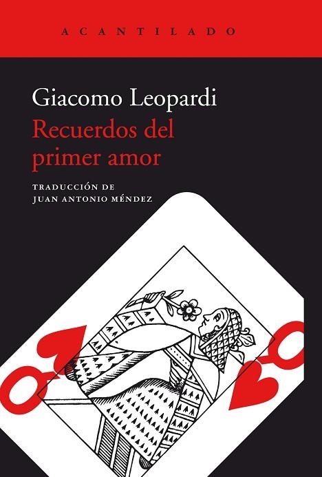 RECUERDOS DEL PRIMER AMOR | 9788416748808 | GIACOMO LEOPARDI