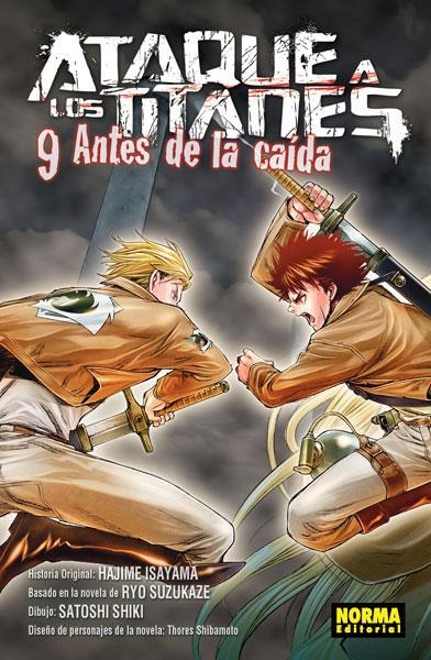 ATAQUE A LOS TITANES ANTES DE LA CAIDA 09 | 9788467929638 | HAJIME ISAYAMA & SATOSHI SHIKI