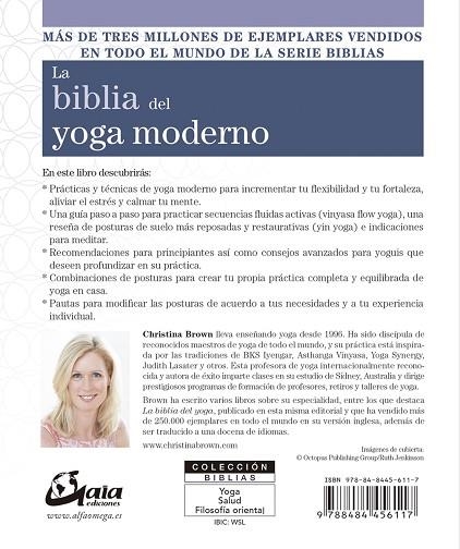 LA BIBLIA DEL YOGA MODERNO | 9788484456117 | CHRISTINA BROWN