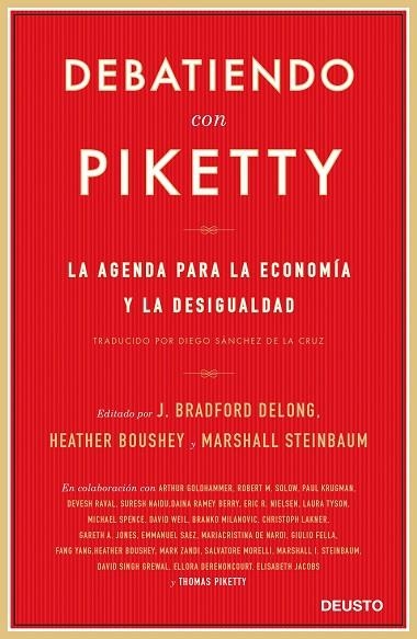 DEBATIENDO CON PIKETTY | 9788423427444 | HEATHER BOUSHEY & J. BRADFORD DELONG & MARSHALL STEINBAUM