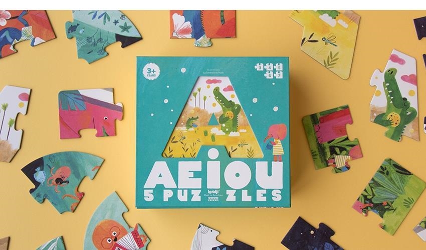 AEIOU 5 PUZZLES | 8436530167685 | LONDJI & SANDRA DE LA PRADA