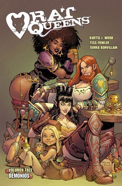 RAT QUEENS 3 DEMONIOS | 9788467930986 | KURTIS J. WIEBE & TESS FOWLER & TAMRA BONVILLAIN