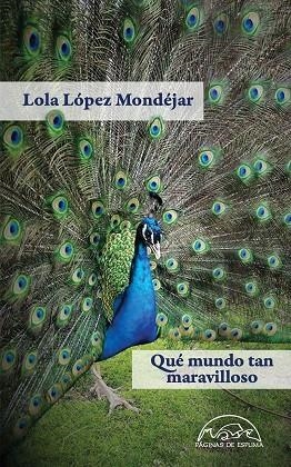 QUE MUNDO TAN MARAVILLOSO | 9788483932483 | LOLA LOPEZ MONDEJAR