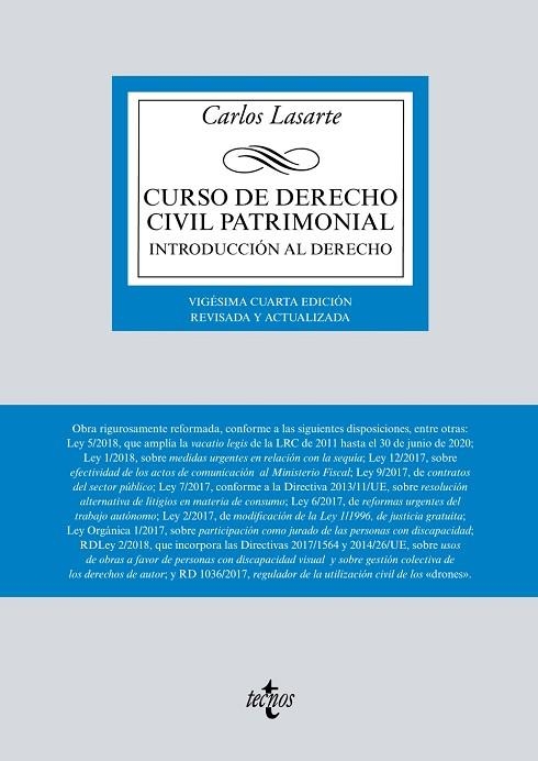 CURSO DE DERECHO CIVIL PATRIMONIAL | 9788430974320 | CARLOS LASARTE