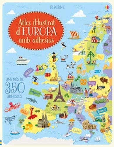 ATLES IL·LUSTRAT D'EUROPA AMB ADHESIUS | 9781474955515 | USBORNE