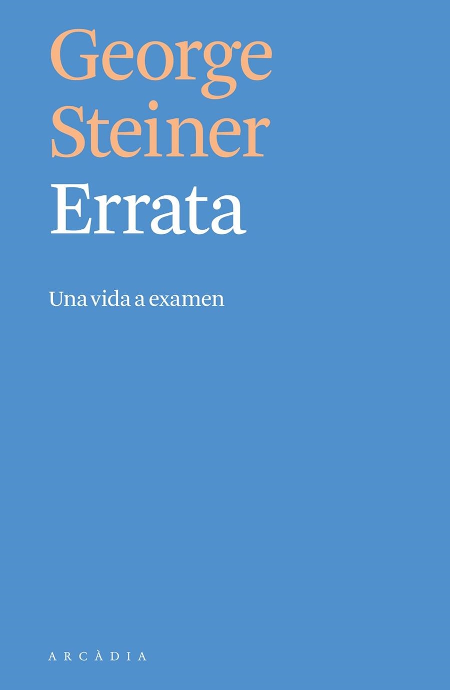 ERRATA | 9788494820519 | GEORGE STEINER