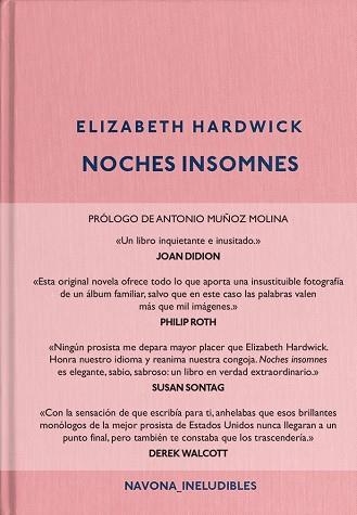 NOCHES INSOMNES | 9788417181284 | ELIZABETH HARDWICK