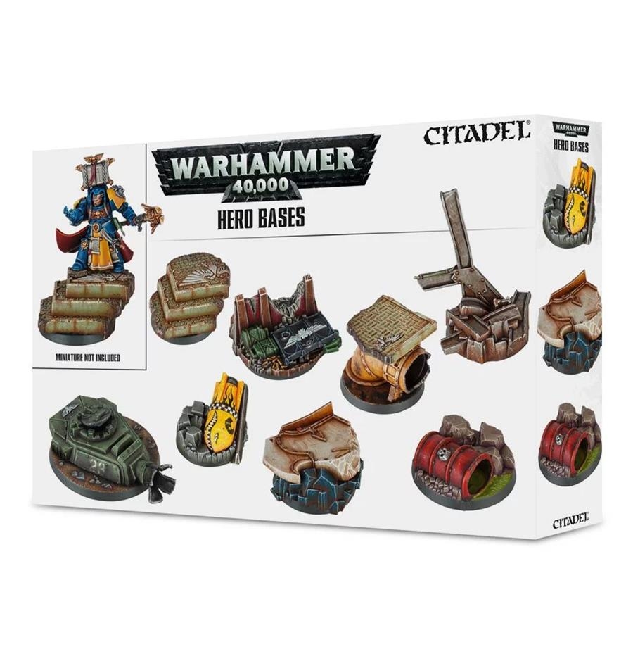 WARHAMMER 40000: HERO BASES | 5011921079865 | GAMES WORKSHOP