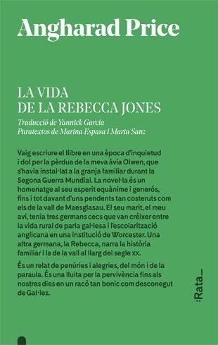 LA VIDA DE LA REBECCA JONES | 9788416738434 | ANGHARAD PRICE