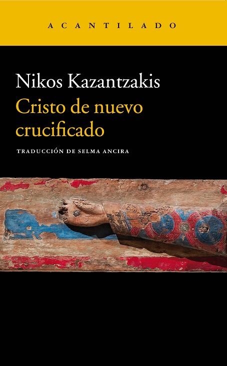 CRISTO DE NUEVO CRUCIFICADO | 9788417346324 | Nikos Kazantzakis