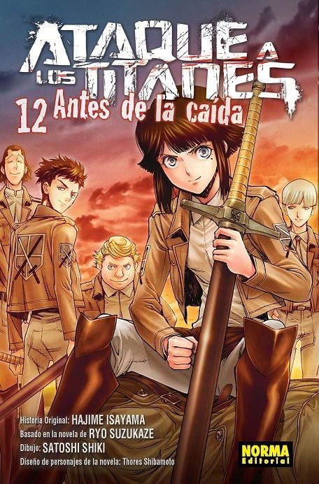 ATAQUE A LOS TITANES ANTES DE LA CAIDA 12 | 9788467934663 | HAJIME ISAYAMA & SATOSHI SHIKI