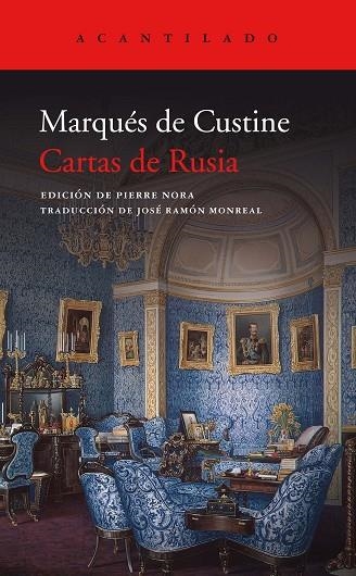 CARTAS DE RUSIA | 9788417346546 | MARQUES DE CUSTINE