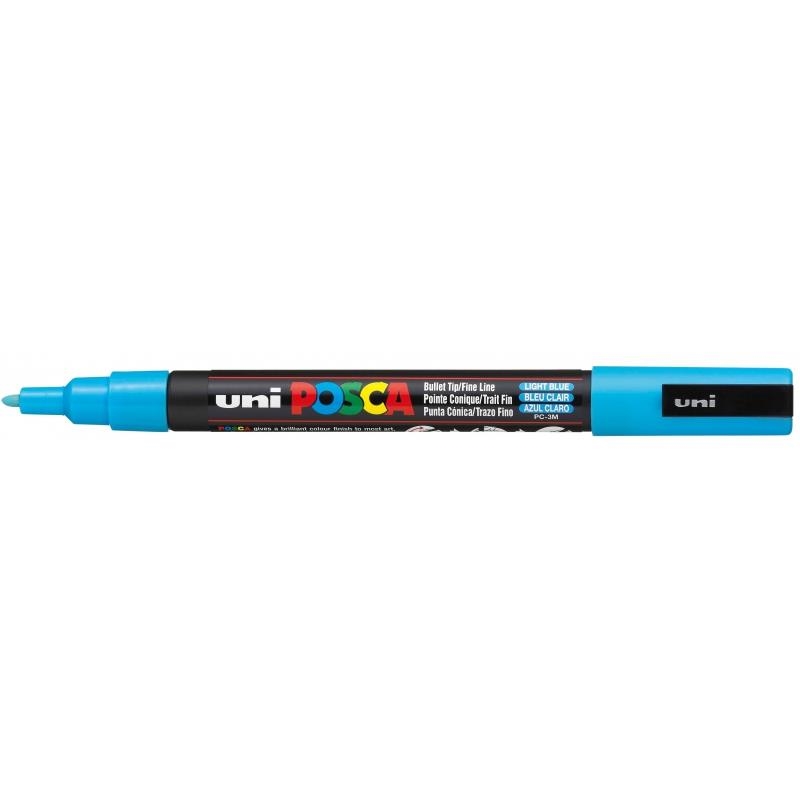 POSCA PC-3M LIGHT BLUE BULLET SHAPED | 4902778915868 | UNI POSCA