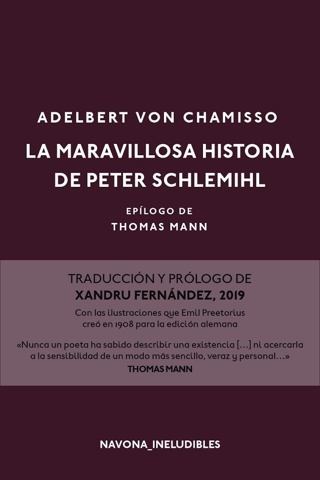 La maravillosa historia de Peter Schlemihl | 9788417181826 | Adelbert von Chamisso