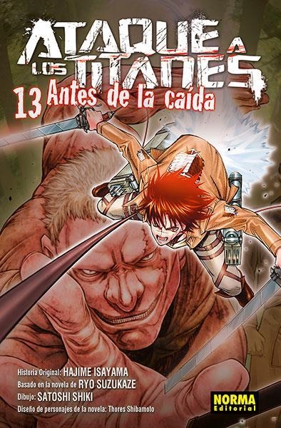 ATAQUE A LOS TITANES ANTES DE LA CAIDA 13 | 9788467936193 | HAJIME ISAYAMA & SATOSHI SHIKI