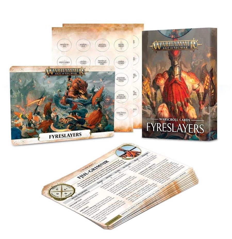 WARSCROLL CARDS: FYRESLAYERS (ENGLISH) | 5011921109708 | GAMES WORKSHOP