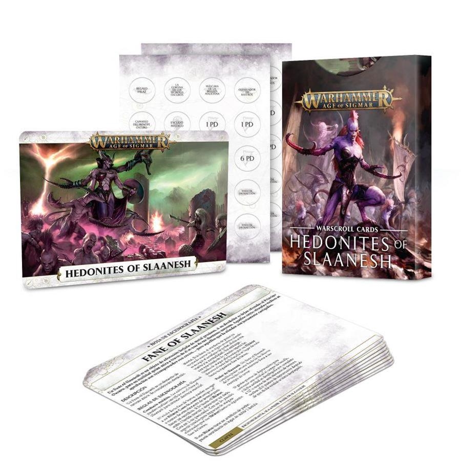 WARSCROLLS: HEDONITES OF SLAANESH (ESP) | 5011921118342 | GAMES WORKSHOP