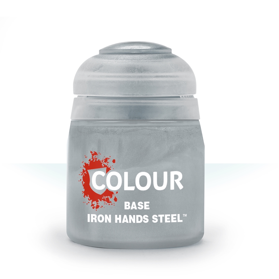 BASE: IRON HANDS STEEL (12ML) (6-PACK) | 99189950128065 | GAMES WORKSHOP