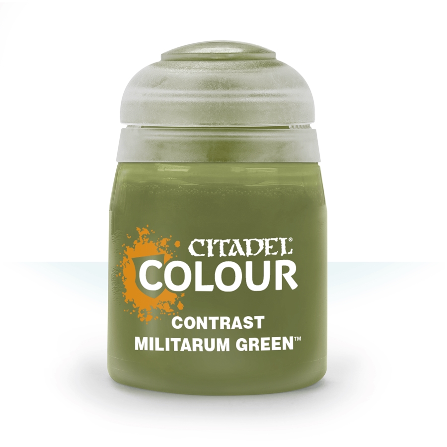 CONTRAST: MILITARUM GREEN (18ML) (6PK) | 99189960015065 | GAMES WORKSHOP