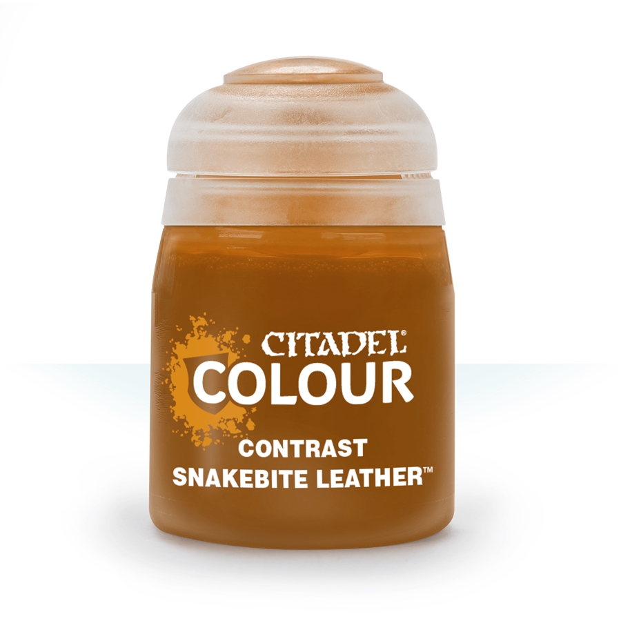 CONTRAST: SNAKEBITE LEATHER (18ML) (6PK) | 99189960018066 | GAMES WORKSHOP