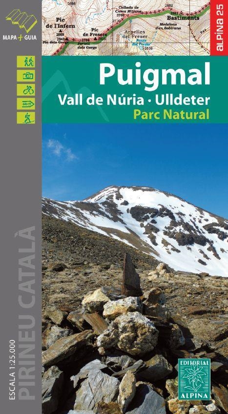 PUIGMAL VALL DE NURIA ULLDETER 1:25000 | 9788480907828 | ALPINA