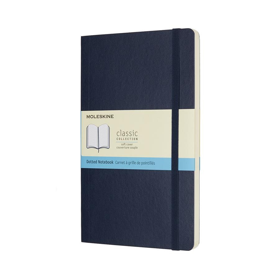 LLIBRETA CLASICA TAPA TOVA BLAU FOSC PUNTETS | 8055002854764 | MOLESKINE