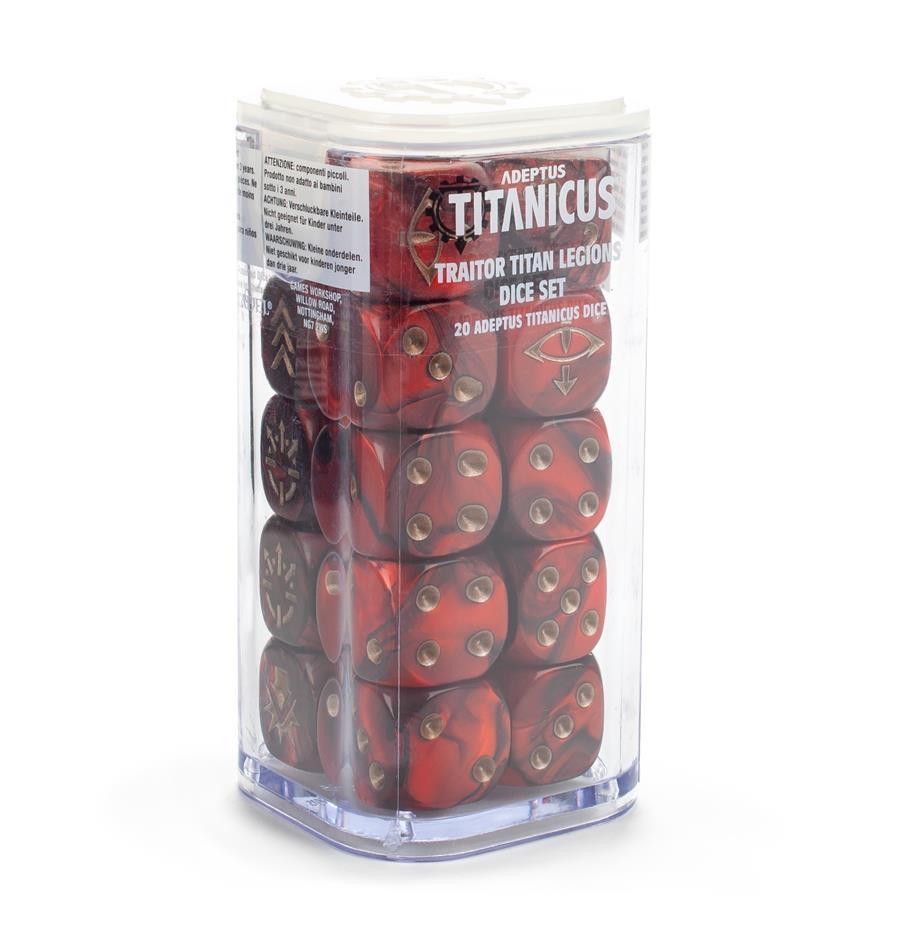 ADEPTUS TITANICUS TRAITOR LEGIONS DICE | 5011921119011 | GAMES WORKSHOP