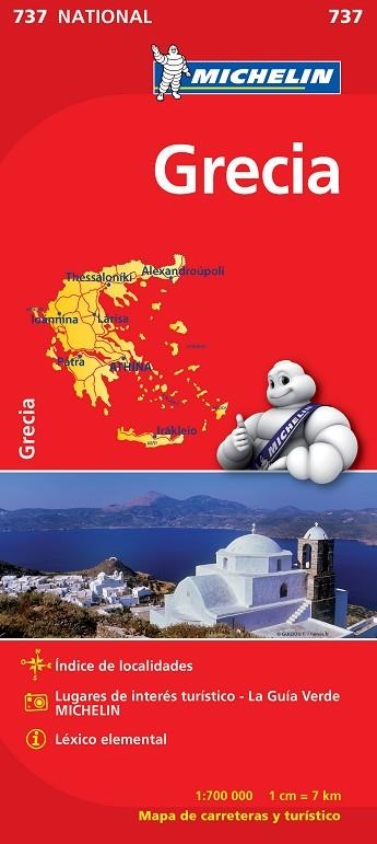 MAPA NATIONAL GRECIA | 9782067172043 | MICHELIN